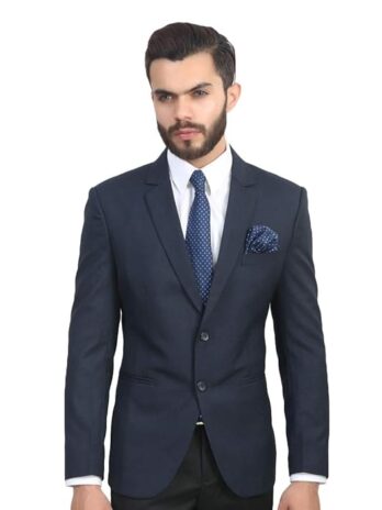 MANQ Men’s Slim Fit Single Breasted Blazer