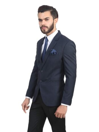 MANQ Men’s Slim Fit Single Breasted Blazer